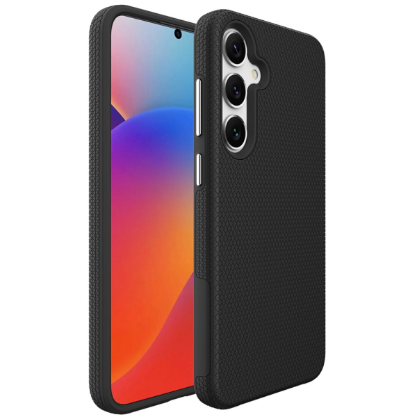 „TUKU“ Shockproof kõva silikoonümbris - must (Galaxy S25)