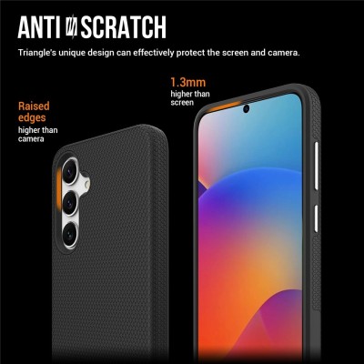 „TUKU“ Shockproof kõva silikoonümbris - must (Galaxy S25+)