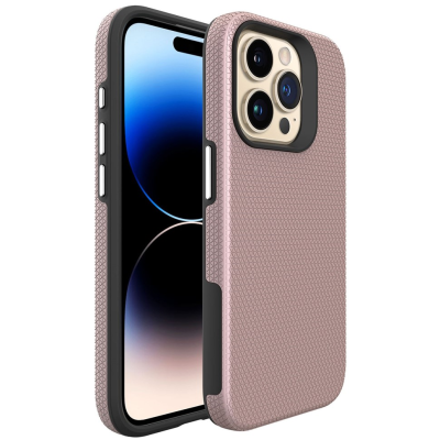 "TUKU“ Shockproof kõva silikoonümbris - roosa (iPhone 16 Pro Max)