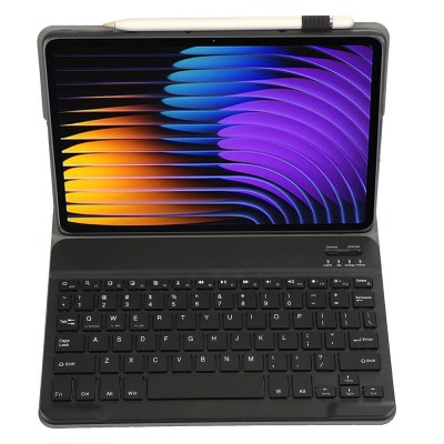 „Bosina“ Tahke kaaned klaviatuuriga - must (Xiaomi Pad 7 / Pad 7 Pro / Pad 8 / Pad 8 Pro / Poco Pad X1)