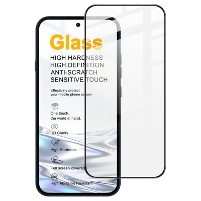 "IMAK" Tempered Glass täielik katvus kaitsev ekraaniklaas - must (Nothing Phone 4a)