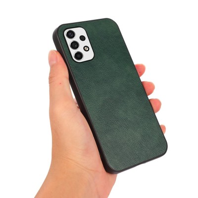 „Deluxe Leather“ Samsung Galaxy A53 5G (SM-A536B) žalias odinis dėklas | Priedai.lt