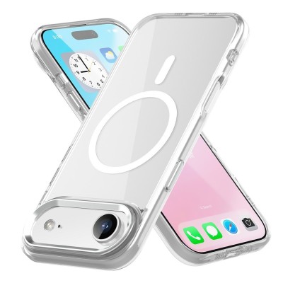 "Tubi" MagSafe kõva silikoonist (TPU) ümbris - läbipaistev (iPhone Air)