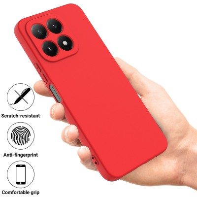 "Shell" kõva silikoon (TPU) ümbris – punane (Xiaomi 15T)
