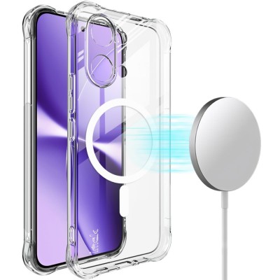 "IMAK" Candy MagSafe kõva silikoon (TPU) ümbris – läbipaistev (Poco X8 Pro Max / Redmi Turbo 5 Max)