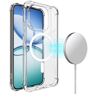 "IMAK" Candy MagSafe kõva silikoon (TPU) ümbris – läbipaistev (Xiaomi 15T)
