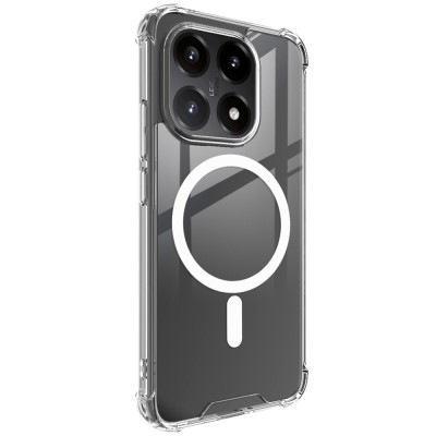 "IMAK" Candy MagSafe kõva silikoon (TPU) ümbris – läbipaistev (Xiaomi 15T)