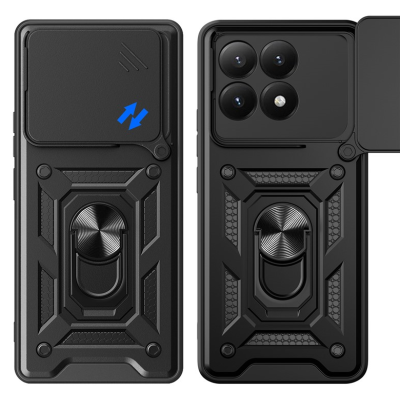 "Mozhi" Kickstand Tugevdatud turvalisus ümbris - must (Xiaomi 15T)