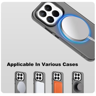 "IMAK" Candy MagSafe matt kõva silikoon (TPU) ümbris – must (Xiaomi 15T Pro)