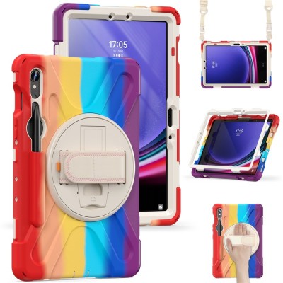 Tugevdatud turvalisus kaaned - värviline / punane (Galaxy Tab S7 11" / S8 11" / S9 11" / S9 FE 5G / S10 Lite)-st-st-st