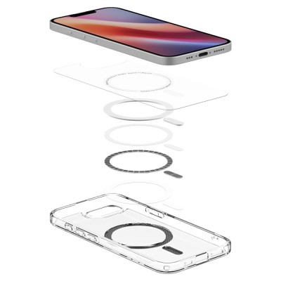 "Spigen" Ultra MagFit kaaned - läbipaistev (iPhone 17e / 16e)
