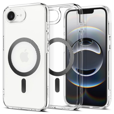 "Spigen" Ultra MagFit kaaned - läbipaistev (iPhone 17e / 16e)