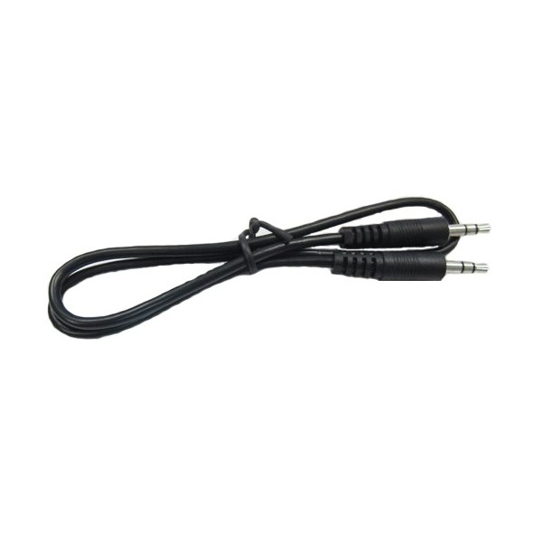 „Bullet“ 3.5 mm AUX stereo garso laidas - juodas (1 m.)