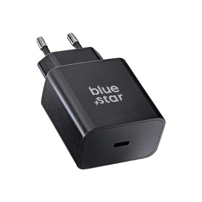 „Blue Star“ seinalaadija (25W) - must + USB-C traat