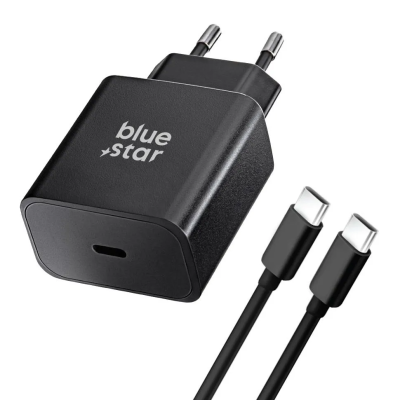 „Blue Star“ seinalaadija (45W) - must + USB-C traat