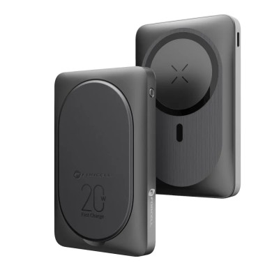 „Forcell“ Magnetic Mini Air MagStand väline aku - must (10000 mAh, 20W)