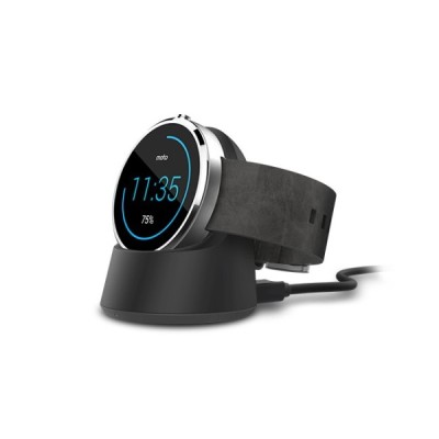 „Motorola“ Moto 360 išmanusis laikrodis (smartwatch) - pilkas / Priedai.lt