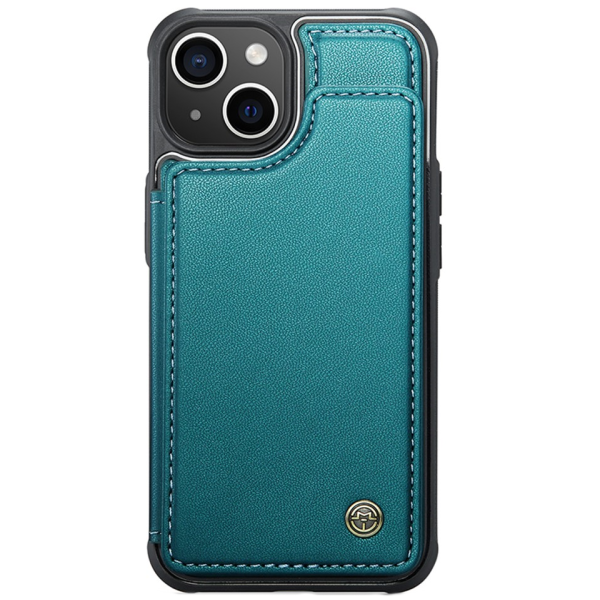 „CaseMe“ Wallet kaaned - roheline (iPhone 15)