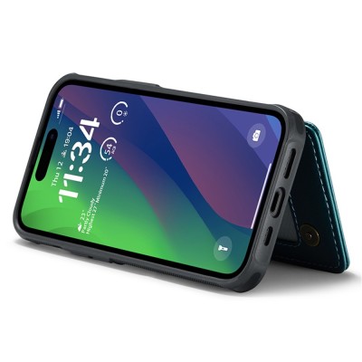 „CaseMe“ Wallet kaaned - roheline (iPhone 15)