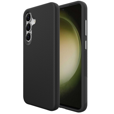 „TUKU“ Shockproof kõva silikoonümbris - must (Galaxy S25 FE)