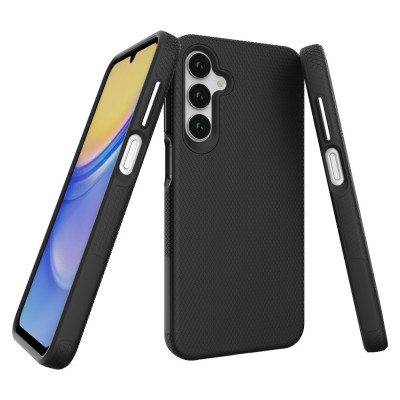 „TUKU“ Shockproof kõva silikoonümbris - must (Galaxy A37 / A27 / A36 / A56)