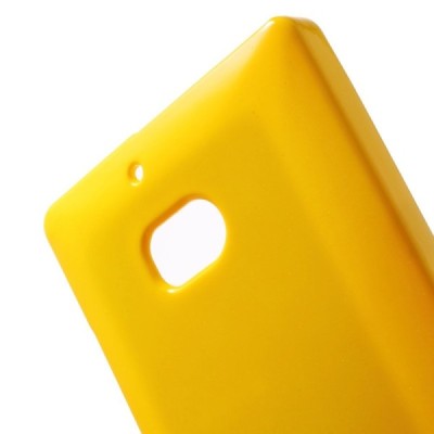 Nokia Lumia 930 geltonas Mercury kieto silikono (TPU) dėklas / Priedai.lt