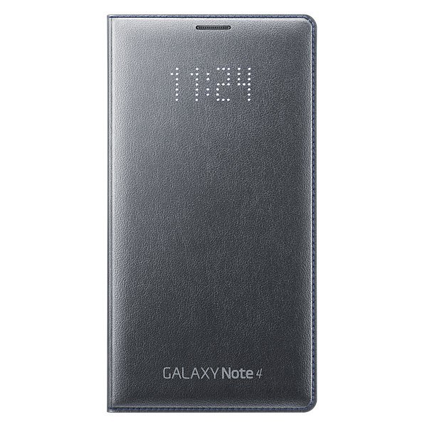 „Samsung“ LED Flip Cover tahke kaaned - must (Galaxy Note 4)
