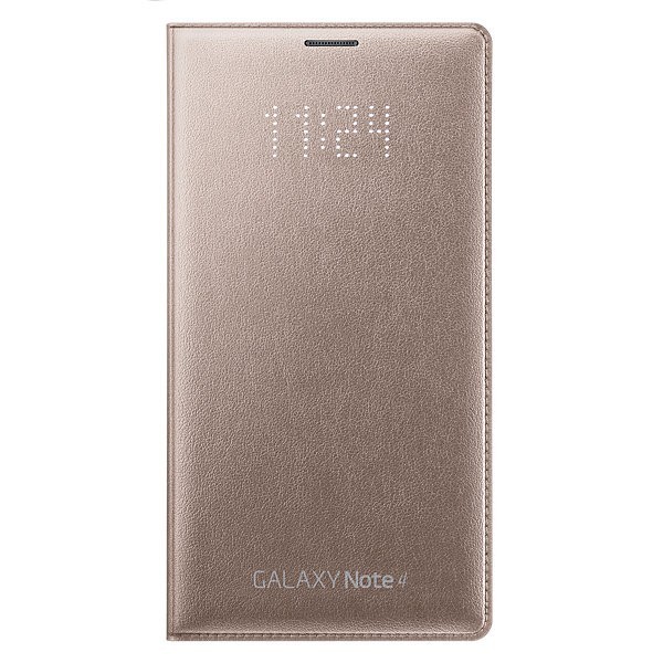 „Samsung“ LED Flip Wallet tahke kaaned - kuldne (Galaxy Note 4)