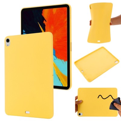 "Shell" Kõva silikoon (TPU) kaaned - kollane (iPad Air 13 (2026) / Air 13 (2025) / Air 13 (2024))