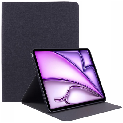 "X-LEVEL" Tahke tekstiilist kaaned - must (iPad Air 13 (2026) / Air 13 (2025) / Air 13 (2024))
