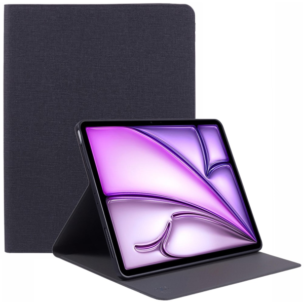 "X-LEVEL" Tahke tekstiilist kaaned - must (iPad Air 13 (2026) / Air 13 (2025) / Air 13 (2024))