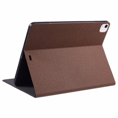 "X-LEVEL" Tahke tekstiilist kaaned - pruun (iPad Air 13 2026 / iPad Air 13 2025 / iPad Air 13 2024)