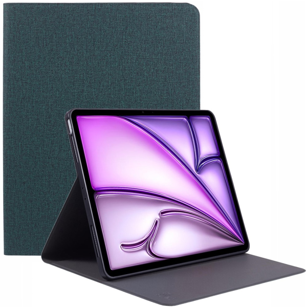 "X-LEVEL" Tahke tekstiilist kaaned - roheline (iPad Air 13 2026 / iPad Air 13 2025 / iPad Air 13 2024)