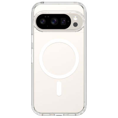 "Tubi" MagSafe kõva silikoonist (TPU) ümbris - läbipaistev (Pixel 10 Pro / 10 / 9 Pro / 9)