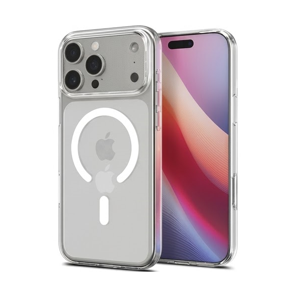 "Spigen" Liquid Crystal MagFit kaaned - läbipaistev (iPhone 17 Pro Max)