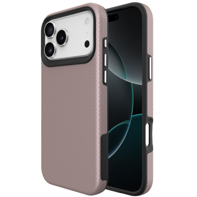 "TUKU“ Shockproof Magsafe kõva silikoonümbris - roosa (iPhone 17 Pro)