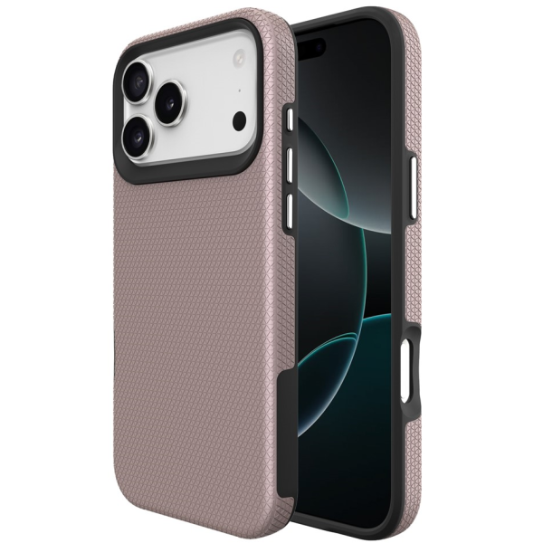 "TUKU“ Shockproof Magsafe kõva silikoonümbris - roosa (iPhone 17 Pro)