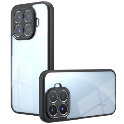 "Mofan" läbipaistev kõva silikoon (TPU) ümbris – must (Xiaomi 17T Pro)