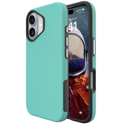 "TUKU“ Shockproof Magsafe kõva silikoonümbris - roheline (iPhone 17)