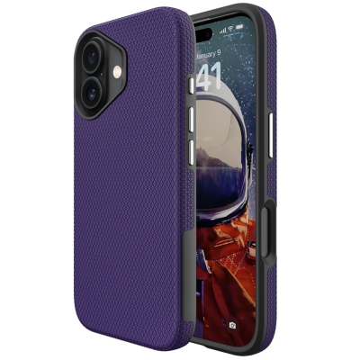 "TUKU“ Shockproof Magsafe kõva silikoonümbris - lilla (iPhone 17)