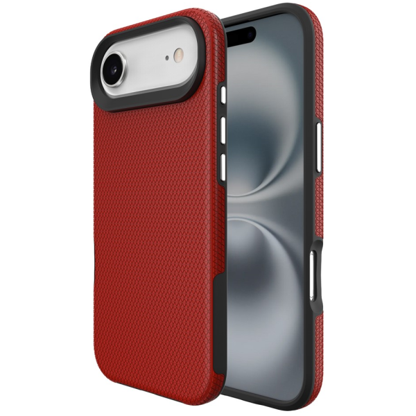 "TUKU“ Shockproof Magsafe kõva silikoonümbris - punane (iPhone Air)