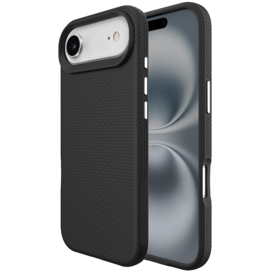 „TUKU“ Shockproof Magsafe kõva silikoonümbris - must (iPhone Air)