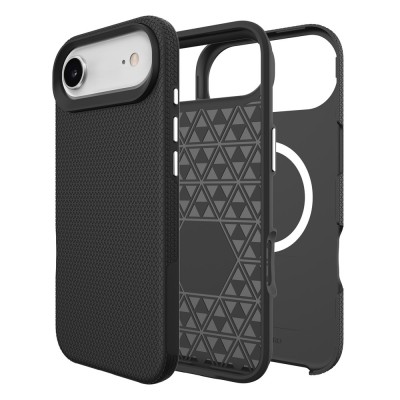 „TUKU“ Shockproof Magsafe kõva silikoonümbris - must (iPhone Air)