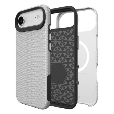 "TUKU“ Shockproof Magsafe kõva silikoonümbris - hõbedane (iPhone Air)