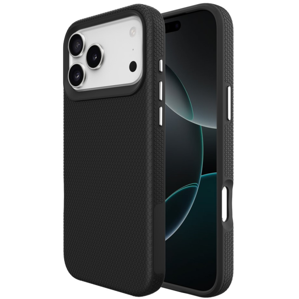 „TUKU“ Shockproof Magsafe kõva silikoonümbris - must (iPhone 17 Pro Max)