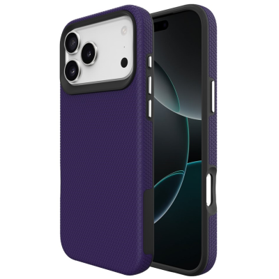 "TUKU“ Shockproof Magsafe kõva silikoonümbris - lilla (iPhone 17 Pro Max)