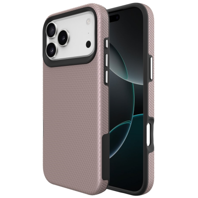 "TUKU“ Shockproof Magsafe kõva silikoonümbris - roosa (iPhone 17 Pro Max)