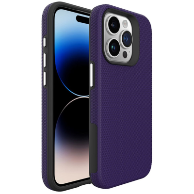 "TUKU“ Shockproof Magsafe kõva silikoonümbris - lilla (iPhone 16 Pro Max)
