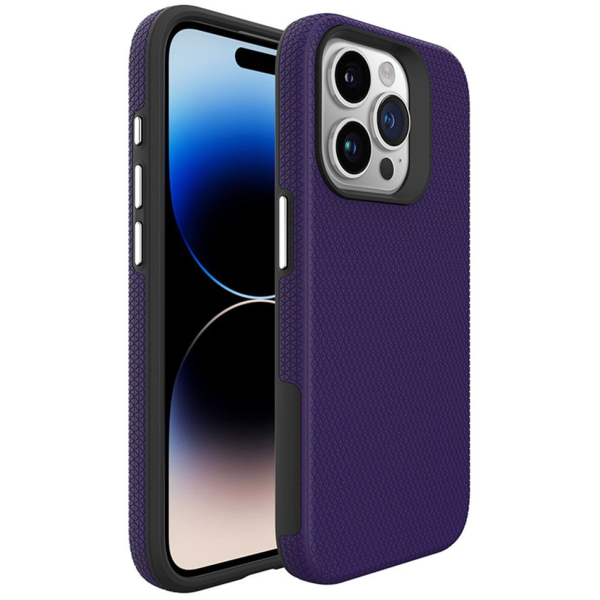 "TUKU“ Shockproof Magsafe kõva silikoonümbris - lilla (iPhone 16 Pro Max)