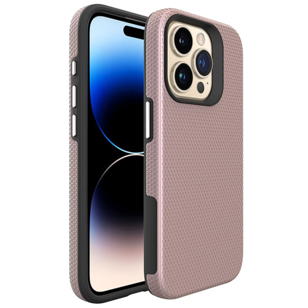 "TUKU“ Shockproof Magsafe kõva silikoonümbris - roosa (iPhone 16 Pro Max)